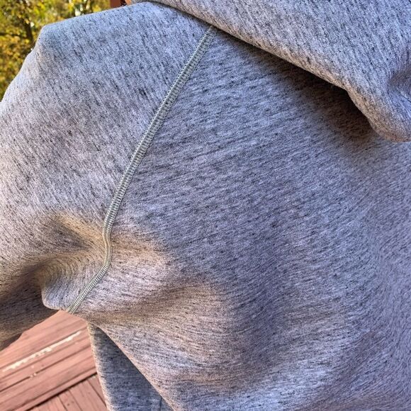 DSquared2 gray hooded iconic sweatshirt, made in Italy, logo along sleeves, L - Picture 10 of 10